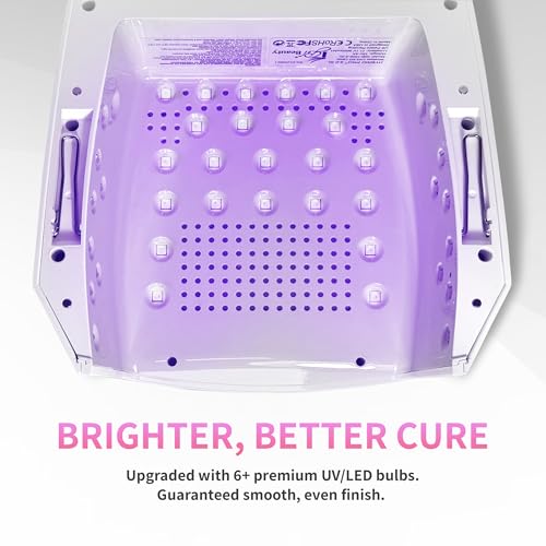 Image of iGel Beauty Hybrid PRO 3.0 XL UV /LED Nail Lamp - Wireless Rechargeable 48W Nail Dryer, Extra Wide Full-Hand Curing, 9000mAh Battery, Smart Timer & Builder Gel Mode, Cordless Professional Lamp