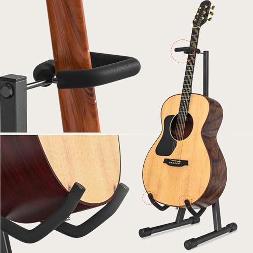 Image of GLEAM Guitar Stand - Universal for Acoustic Electric and Classic Guitars and Bass (Upgrade)