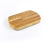 Larch Wood Canada End Grain Curve Cutting Board, Handcrafted for Professional Chefs & Home Cooking,