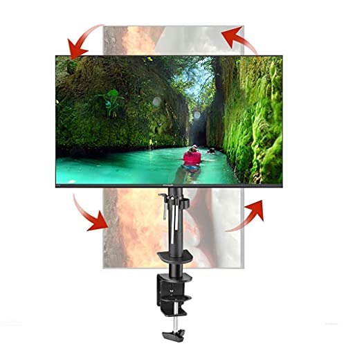 Support TV 10-27 pouces articulé à bras unique avec pince VESA 75x75 et 100x100