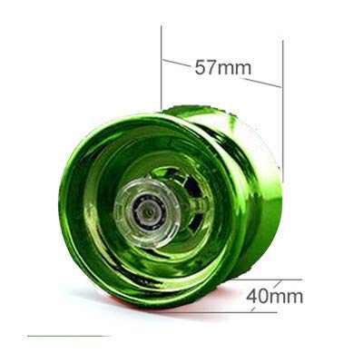 NO LOGO RCKJB 4 Colors Magic Yoyo Responsive High-speed Aluminum Alloy Yo-yo CNC Lathe with Spinning String for Boys Girls Children Kids (Color : 4)