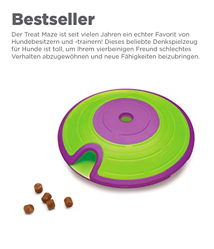 Outward-Hound-Nina-Ottosson-Treat-Maze-Interaktives-Hundespielzeug-fuer-Leckerlis-Aufbau-Level