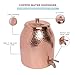 Bold & Divine Copper Water Dispenser | 100% Pure Copper Hammered Water Dispenser with Stainless Steel Tap (8.5 Lit/2.24 Gallon) | 2 + Gallon Dispenser | Lid and Stainless Steel Spigot Included