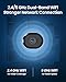 ZOSI C680 2K Window Security Camera with Full Color Night Vision, 3MP Indoor Plug-in WiFi Camera for Home Security, AI Human Vehicle Detection, 2.4/5GHz WiFi, 24/7 Recording, 2 Way Talk, Easy Install