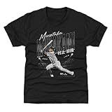 500 LEVEL Munetaka Murakami Chicago Slant Youth Shirt (Tri Black, 14-16Y X-Large)