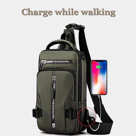 Luckyabow Waterproof Crossbody Bag, Luckyabow Waterproof Sling Bag Backpack For Women Men, For Hiking And Walking3