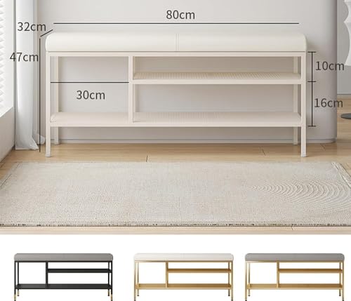 Pouf de rangement et meuble à chaussures pour optimiser les petits espaces