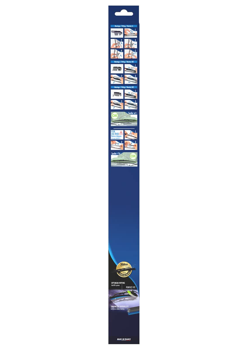 VALEO Silencio Wischer - VM222 - Set aus optimal aerodynamischen 