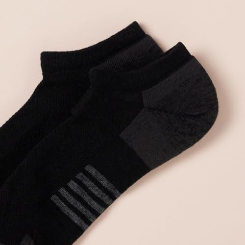 Amazon Essentials Men's Cotton Performance Cushioned No Show Socks for Men, Breathable Athletic, 6 Pairs2