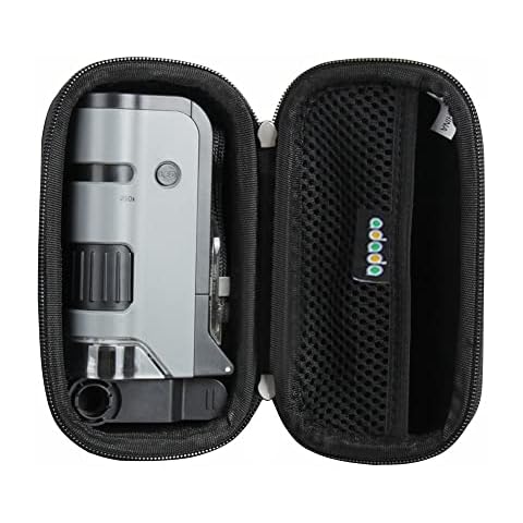 Adada Hard Travel Case für Carson MicroFlip 100x-250x LED UV beleuchtetes Taschenmikroskop Cover