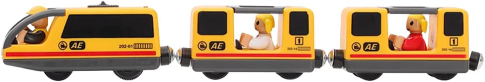 Tren Locomotora de acción con Pilas Tren eléctrico para niños City Trains Tren de pasajeros Trenes de Juguete Tren de Bala Juguete eléctrico para niños Juguete Educativo Ferrocarril Kit Juguetes