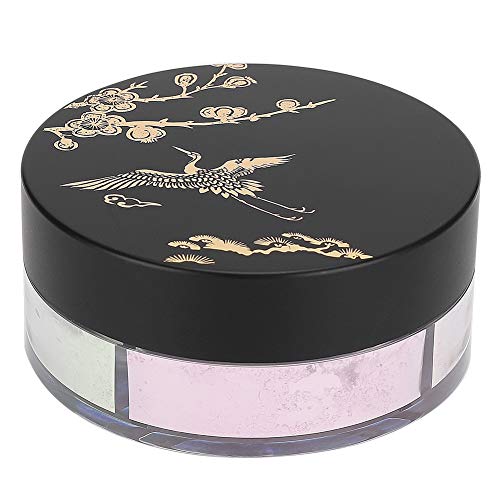 4 Color Loose Powder Oil Control Long Lasting Face Makeup Setting Powder Loose Finishing Powder Face Powder Minimizes Pores Perfects Skin (01#matte)