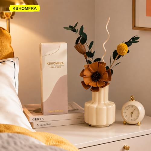 Difusor de varillas con flores secas aroma cedro 60ml miniatura 4