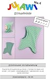 JULAWI No.4 Schlupfmütze KU40-54cm | Papierschnittmuster mit Zipfel, zweilagig genäht aus Jersey, Wendemütze, Anfänger geeignet, Sprache gebundene Nähanleitung: Deutsch inkl. Schnittmusterbogen