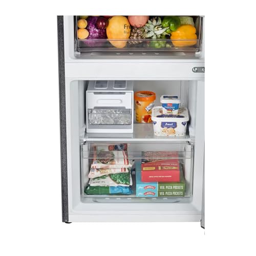 Image of LG 340L 3 Star Bottom Freezer Refrigerator (GL-B382EBMX, 2025 Model, Door Cooling +, AI ThinQ, Wi-Fi Convertible, Metal Fresh, Black Mirror)