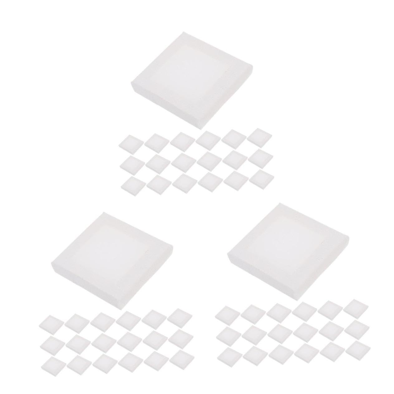 60 Pièces Lot de Mini Toiles Carrées Coton Robuste pour Peinture Cadres Solides pour Projets DIY Art Décoration Maison pour Garçon Fille et Adultes