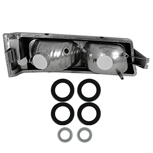 Spec-D Tuning 2Lb-Siv04Jm-Rs Chevy Silverado Lt Ls/Avalanche 1500 2500 3500 Signal Bumper Lights Black #TOP2