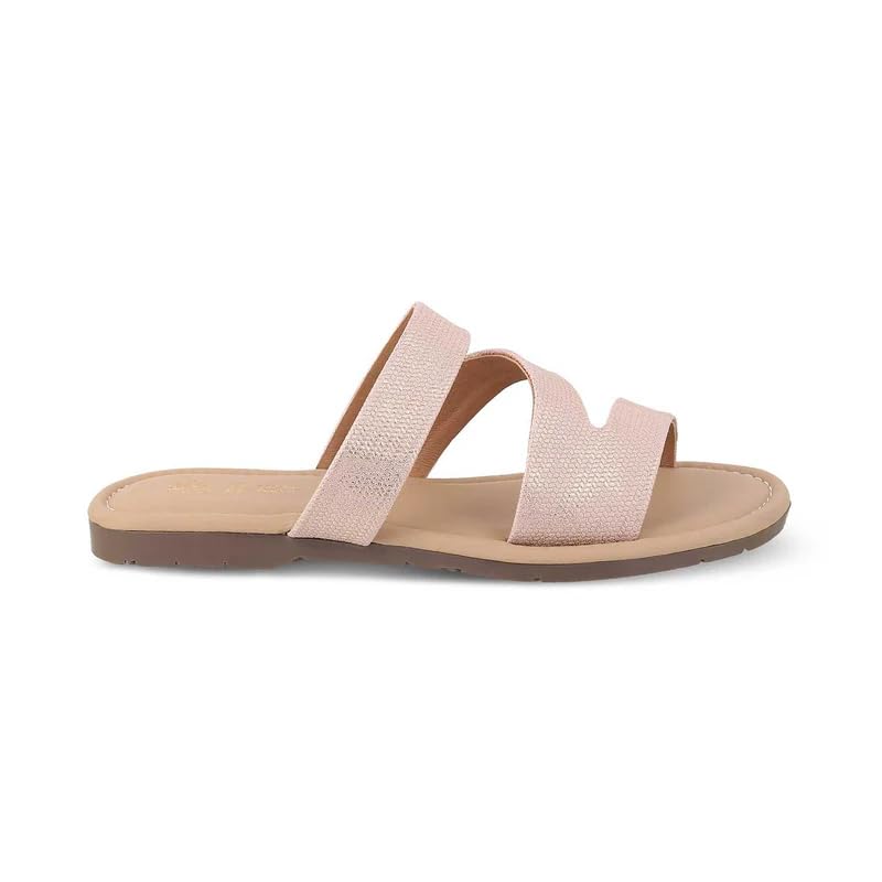 tresmode SNAC Womens Flats Sandals Pink, 3 UK / 36 EU - Open Toe Ladies Dress Footwear Soft Comfortable (B0CPSZMYL9) Amazon Price History, Amazon Price Tracker