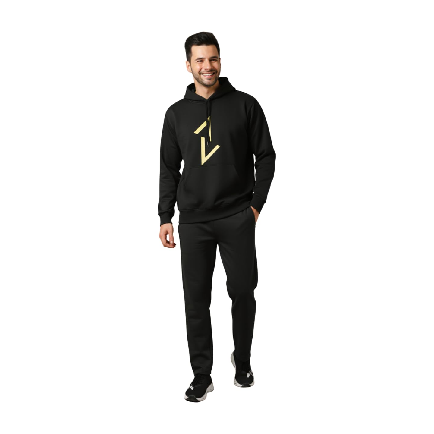 Graphic Print Track Suit for Men | Warm Fleece Tracksuit Set | Full Sleeve Hoodie-M4853-picture-49