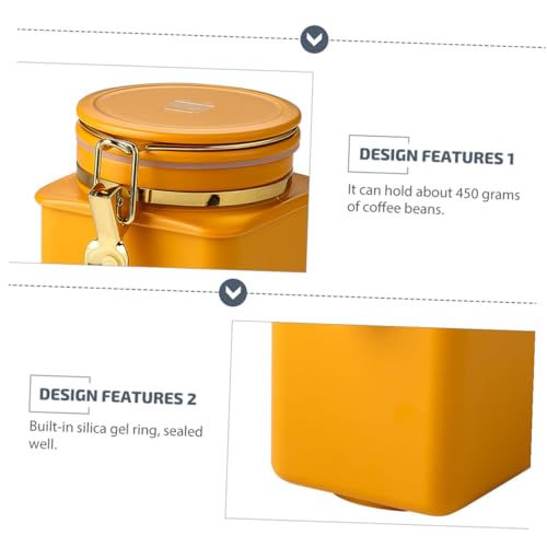 Envase hermético para café STOBAZA naranja miniatura 3