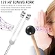 128 Hz Stimmgabel,Stimmgabel Therapie,Stimmgabeln Für Heilung,Stimmgabel Für Heilung,Mit Percussion Hammer Mallet,Für Die Therapie, Klangtherapie, Chakra-Therapie, Anti-Stress