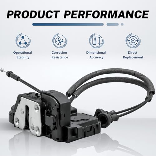 Image of KELOKE Door Latch Lock Actuator Compatible with Hyundai Santa Fe 2010 2011 2012, Front Right Passenger Side, Replace# 813200W000, DLA1251