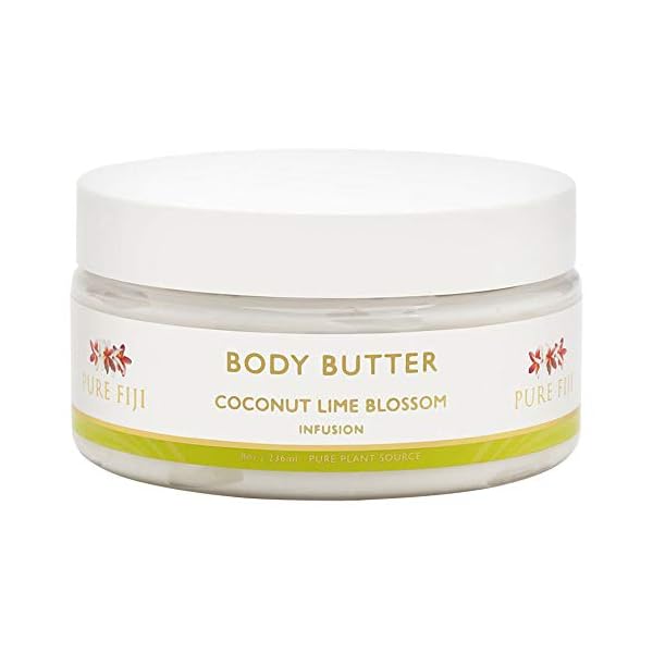 PURE FIJI Body Butter - Moisturizer Body Cream - Face Cream and Body Lotion for Dry Skin with Natural Oils & Vitamin E…