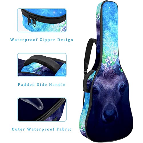 Housse de guitare acoustique colorée à pois arc-en-ciel 1 cm d’épaisseur rembourrée pour guitare 101,6 cm, 104,4 cm, 106… - Les Beatles, Paul McCartney, John Lennon, RIngo Starr, George Harrison Housse de guitare acoustique colorée à pois arc-en-ciel 1 cm d'épaisseur rembourrée pour guitare 101,6 cm, 104,4 cm, 106… – Image 5