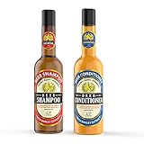 La Premia Beer Shampoo & Conditioner For Damage Free Hair - Original Beer Yeast Shampoo & Natural...