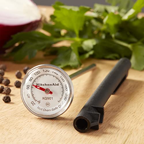 Image of KitchenAid KQ901 Instant Read Thermometer, TEMPERATURE RANGE: 20F to 220F, Black
