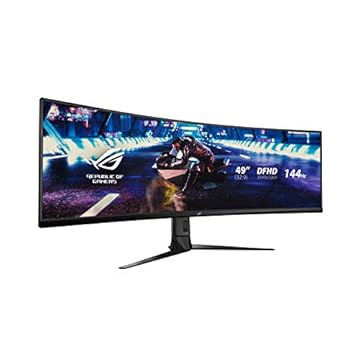 ASUS ROG Strix XG49VQ Super Ultra-Wide HDR Gaming Monitor 124.5 cm 32:9 (3840 x 1080) 144Hz FreeSync 2 HDR