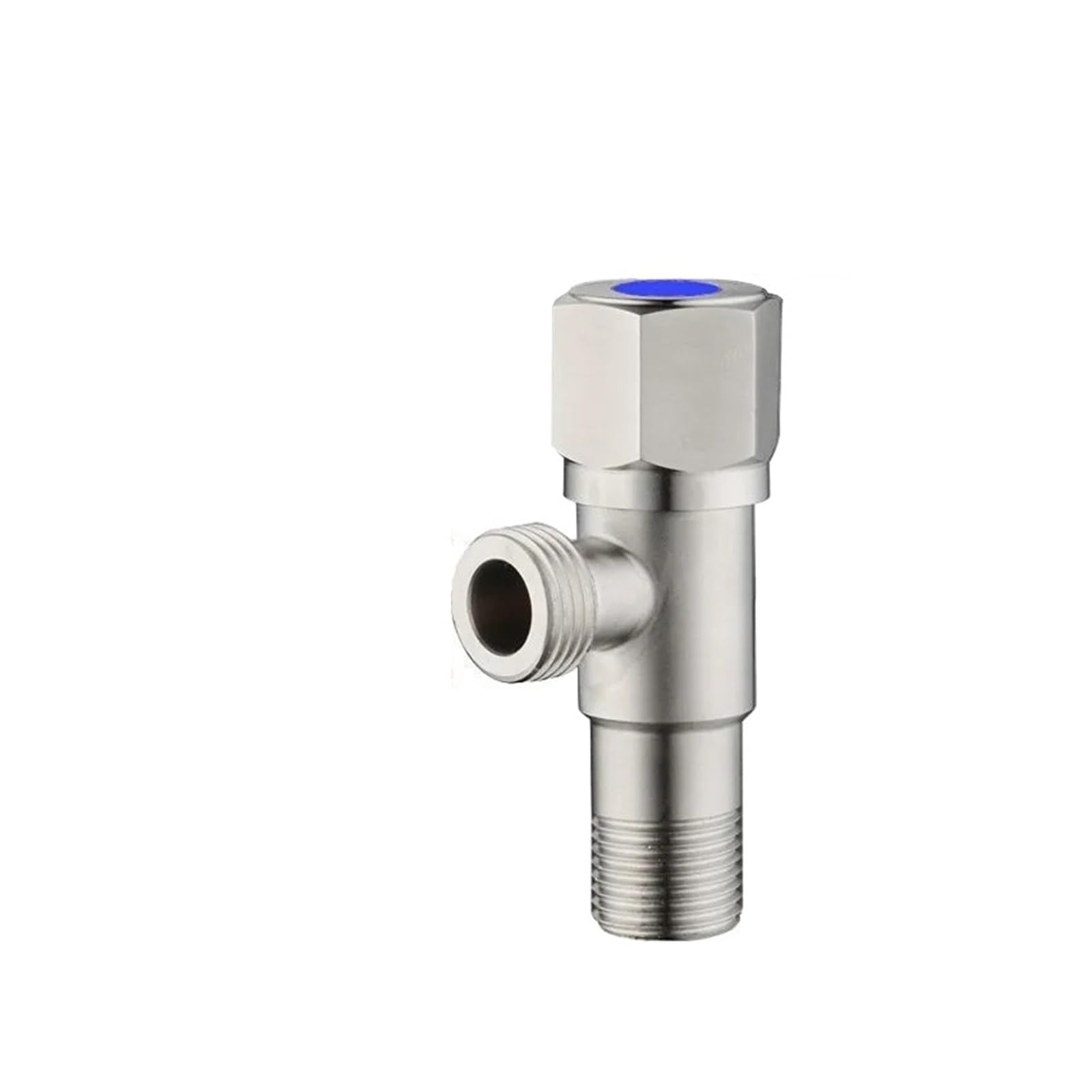 Bvhisehp B Blue Stainless Steel Hot Cold Water Inlet Stop Valve Household Triangle Valve With Water Pressure Adjustment Function(B Blue)
