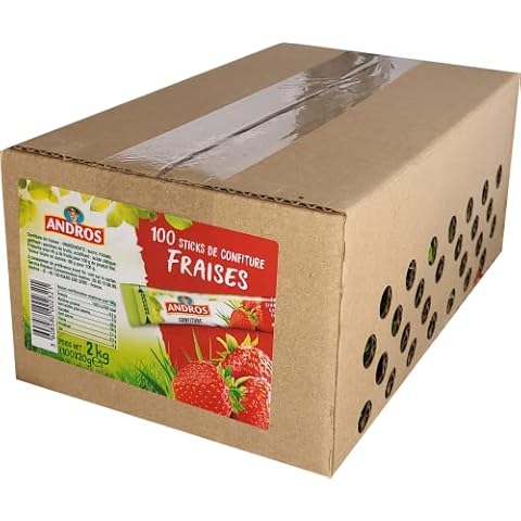 ANDROS Confiture Fraise 100 Sticks Cover