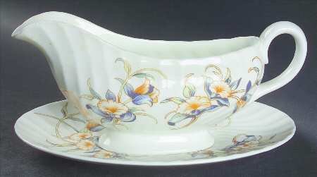 AYNSLEY JUST ORCHIDS - GRAVY BOAT ONLY - NO STAND - UK MADE - NEW