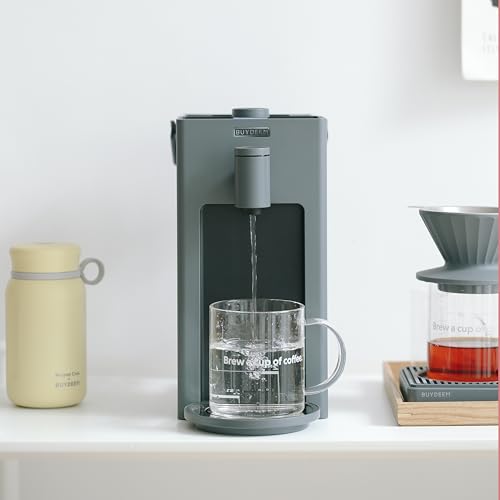 Image of BUYDEEM S9023 Instant Hot Water Dispenser, Countertop Water Boiler & Warmer for Tea, Coffee and Baby Formula, Adjustable 8 Temperatures & 5 Water Outputs, 3L Water Tank(102oz), Dark Gray