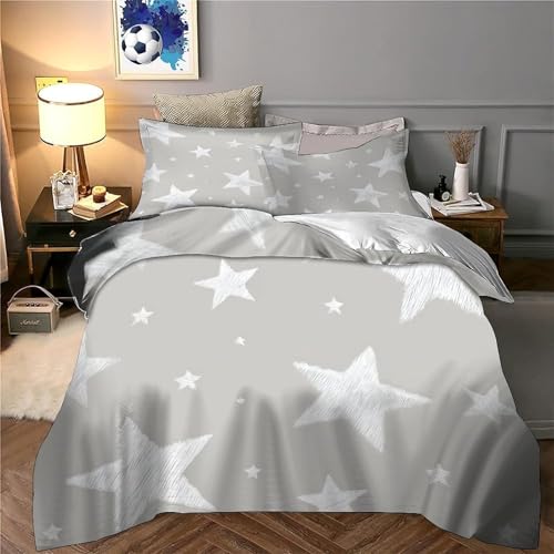 Housse de couette minimaliste blanche en microfibre de luxe - 6