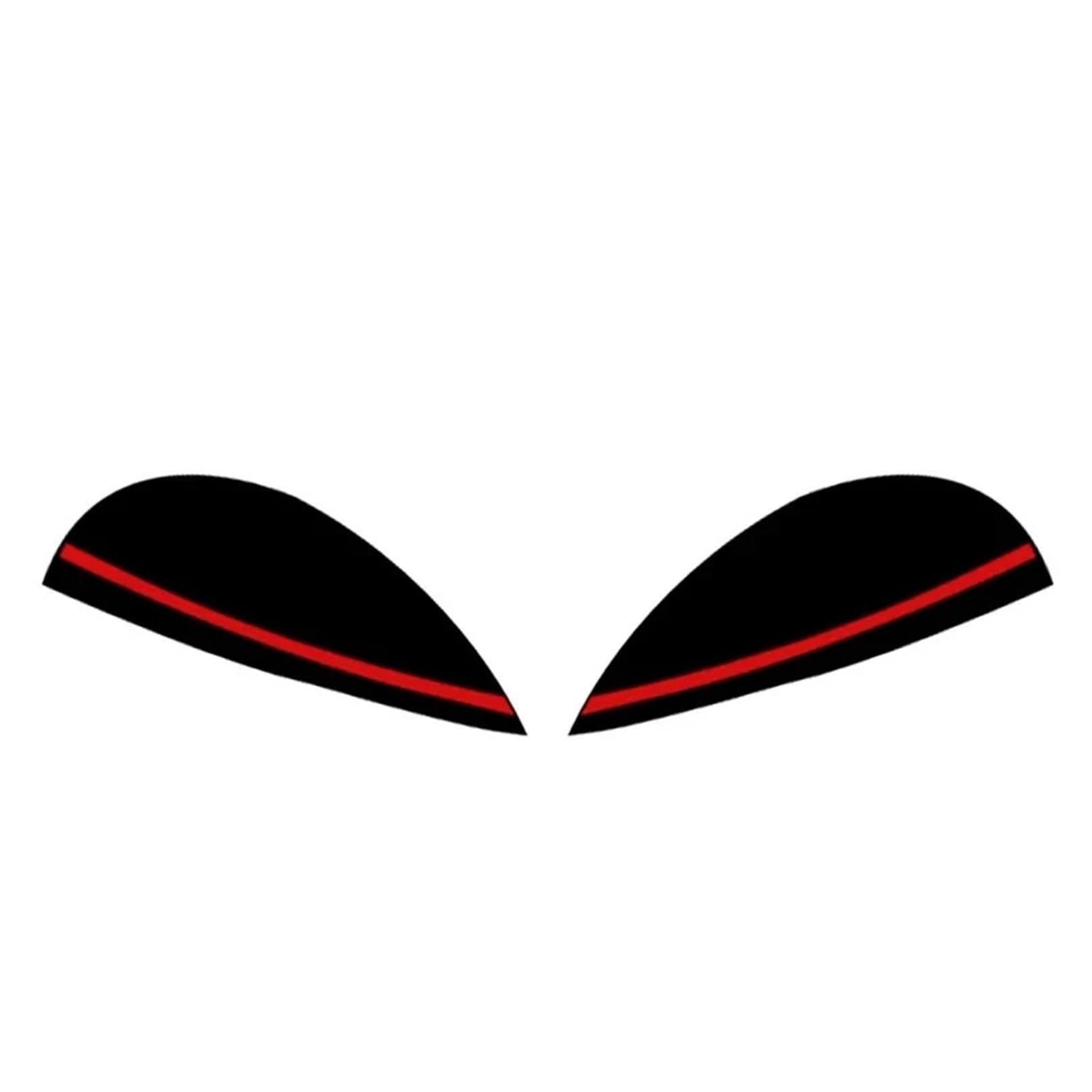 Car Headlight Eyelid Light Eyebrow Lamp Decoration Stickers Fit For Mini Cooper S Clubman F54 F55 F56 F57 F60 Eyebrow Cover(Sticker For F60)