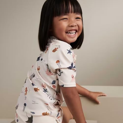 Boys and Girls Long Sleeve Rash Guard Shirt Neutral Swim Shirts4