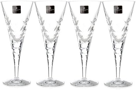 Royal Doulton Crystal Glasses, Set of 4 Goblets 260 Ml. (Central Park Collection)