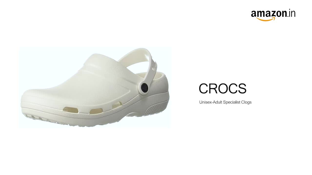 Buy Crocs Unisex Adult Specialist Clog 205619-100 White 