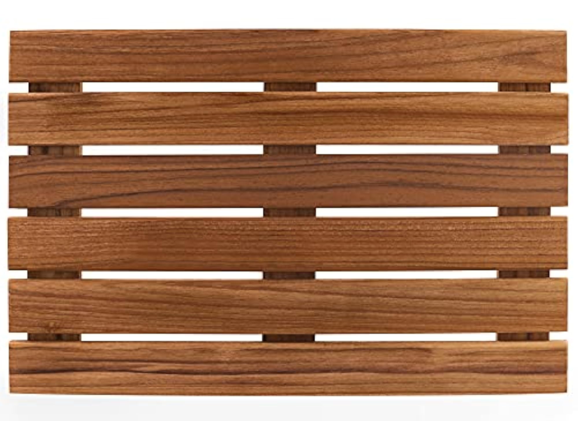 Teak Shower Mat, Non-Slip Luxury Spa Mat