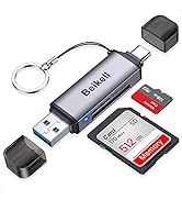 SD/Micro SD Kartenleser, Beikell USB C Kartenleser, Highspeed Aluminum USB 3.0 Kartenlesegerät OT...