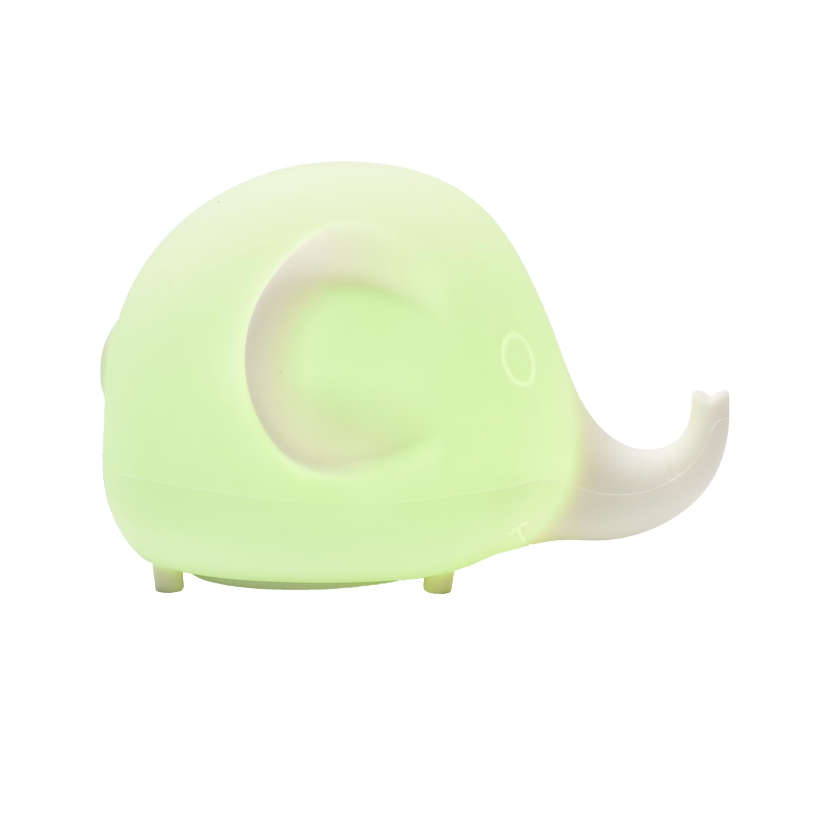 Little Rawr Luce notturna per bambini, luce notturna per bambini, 5 colori che cambiano e oscurano continuamente, lampada notturna in morbido silicone al tatto, ricaricabile per la notte della scuola