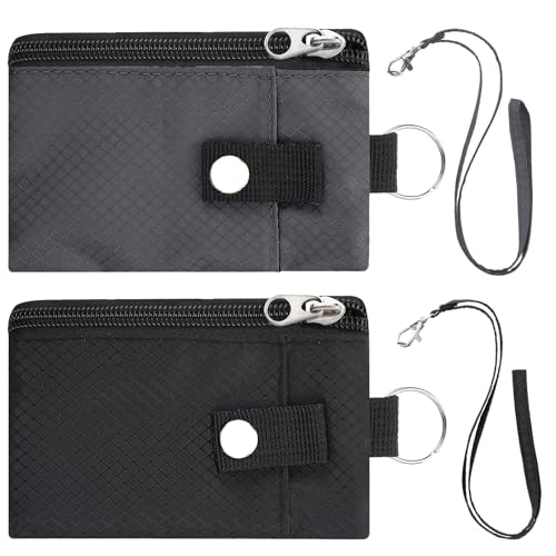FULHANY 2PCS Portadocumentos Viaje,Portadocumentos De Cuello,Bolsa para El Cuello con ProteccióN RFID,Porta Documentos para Viaje Unisex Antirrobo (con Capacidad para Pasaporte Y Tarjetas De CréDito)