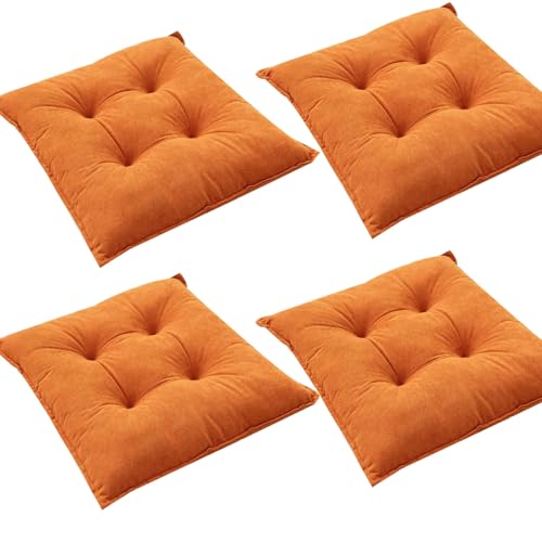 Cojines para silla cuadrados de 17x17 transpirables de alta densidad pack de 4 2
