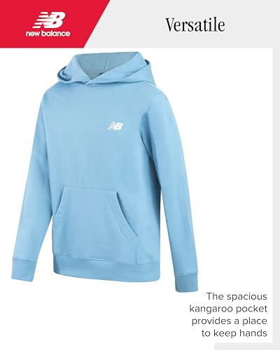 New Balance Boys Athletic Fleece Hoodie with Back Graphic Print, 8-20 - image 3