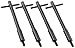 Moroso 68603 Valve Cover Wing Nuts, Black Powder Coat, Pack of 4