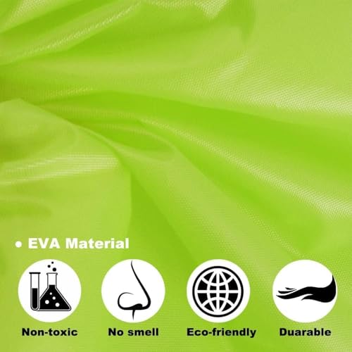 Image of Opret Portable EVA Raincoats for Adults, Reusable Rain Ponchos with Hoods and Sleeves Lightweight Raincoats, 2 Pack