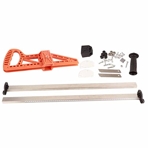 NDNCZDHC Drywall Cutting Tool, Stainless Steel Manual Drywall Cutter, 2-60cm Double Sided Blade Gypsum Board Cutter