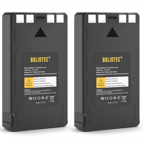 BolidTec 2 Pack LIT-22 Replacement Battery for SPYPOINT 7000mAh Rechargeable Lithium Battery Pack Compatible with Flex-M G-36 Flex-S Plus Cellular Trail Cameras USB-C Charging